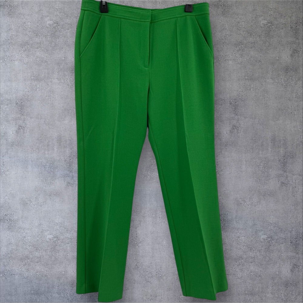 Trina Turk‎ Laguna Pant in Green Dress Pants Career Trousers Size 10